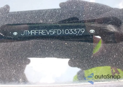 2015 Toyota Rav4 Xle из США, поврежденный, VIN JTMRFREV5FD103379